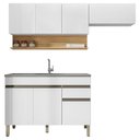 Ver imagem 1 de Cozinha Modulada 3 Pecas Balcao Pia Line Supremo Cp Freijo Ktp