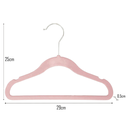 Ver imagem 2 de Kit 100 Cabide Infantil Veludo Antideslizante Ultra Fino Moderno