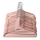 Ver imagem 1 de Kit 100 Cabide Infantil Veludo Antideslizante Ultra Fino Moderno