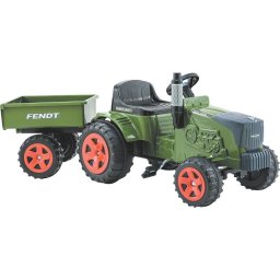 Trator Pedal Infantil Biemme Fendt com Caçamba Retro Verde - 1
