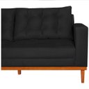 Ver imagem 7 de Sofá 2 Lugares Dubai Suede Preto - ADJ Decor