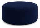 Ver imagem 6 de Sofá e Puff Orgânico Virginia 300cm Sala Suede:Azul-Marinho