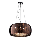 Ver imagem 5 de Pendente / Plafon Soho Cromado Transp e Cobre (d)40cm (a)23cm 5xg9 125w - Pd002co