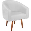 Ver imagem 5 de Poltrona Decorativa Jade Design Moderno Sala de Estar Quarto Escritório Confortável Luxo Pés Palito