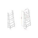 Ver imagem 4 de Estante Escada 4 Prateleiras 1 Gaveta