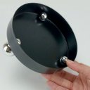Ver imagem 2 de Bandeja Decorativa de Metal Preto 6x15x15cm Servir Mesa Organizar Café Aparador