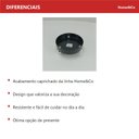 Ver imagem 6 de Bandeja Decorativa de Metal Preto 6x15x15cm Servir Mesa Organizar Café Aparador