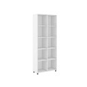 Ver imagem 2 de Estante para Livros 10 Nichos Caracol 186x74cm Branco