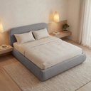 Ver imagem 1 de Cama com Cabeceira Estofada Queen Orla CabeCasa MadeiraOriginals