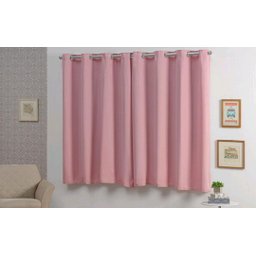 Cortina para Sala Quarto com Ilhos Bainha Poliester Charme - 2