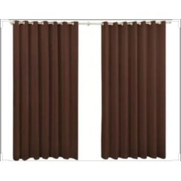 Cortina para Sala Quarto com Ilhos Bainha Poliester Charme - 5