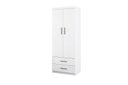 Ver imagem 1 de Roupeiro Chiara 2 Portas Branco Em Mdf - Phoenix Baby