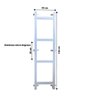 Escada de Alumínio Tipo Marinheiro 1,70 M Branco - 2