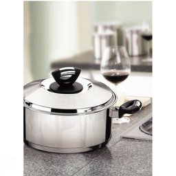 Jogo de Panelas Tramontina Solar Baquelite em Aço Inox Fundo Triplo com Cabos e Alças de Baquelite 5 - 4