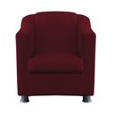 Ver imagem 1 de Poltrona Decorativa Tilla Suede Vinho - Dominic Decor