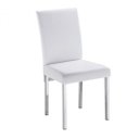 Ver imagem 2 de Kit 2 Cadeiras Vitória para Sala de Jantar-Assento sintético branco GAT MAGAZINE