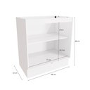 Ver imagem 5 de Balcão Celeste Kappesberg 100% Mdf 2 Portas Branco/verde 80cm