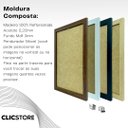 Ver imagem 5 de Kit 05 Molduras A5 15x21cm com Acetato e Fundo para Quadros Diplomas Certificados Fotos Cor:preto