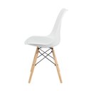 Ver imagem 5 de Conjunto Mesa Redonda Eames Madeira 90cm + 4 Cadeiras Saarinen Dsw Sala Cozinha Jantar La Mobilia