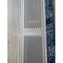 Grelha Ralo Linear Perfurada Em Inox 10x50cm Água Pluvial - 3