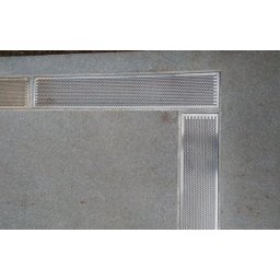 Grelha Ralo Linear Perfurada Em Inox 10x50cm Água Pluvial - 2