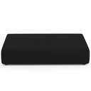 Ver imagem 6 de Puff Pet Cama Estofada para Cachorro Marley L02 Suede Preto - Inoviza