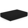Puff Pet Cama Estofada para Cachorro Marley L02 Suede Preto - Inoviza - 1