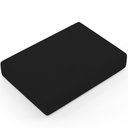 Ver imagem 3 de Puff Pet Cama Estofada para Cachorro Marley L02 Suede Preto - Inoviza