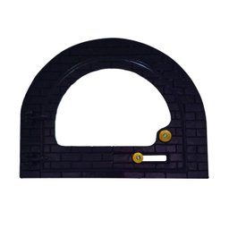 Porta de Forno Americana Vidro Fogão a Lenha Iglu G 37x31cm Metal Mig 1865mtm - 1