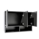 Ver imagem 2 de Armário Aéreo 3 Portas Suspenso Parede Area Serviço Lavanderia ClickForte Armário Aéreo Parede 3 Por