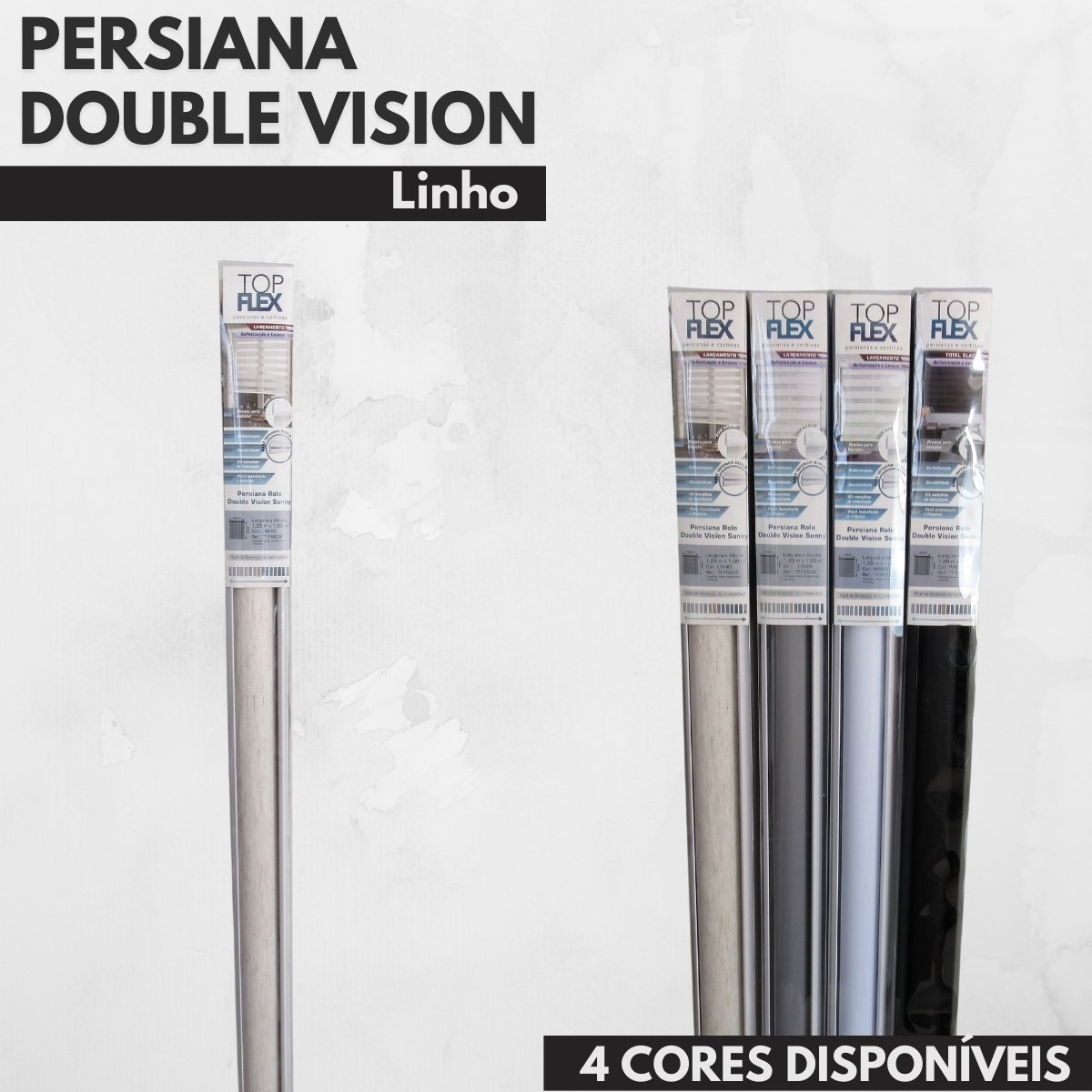 Persiana Double Vision Sunny 160larg X 220alt Linho Creme (com Bandô) - 8