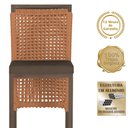 Ver imagem 3 de Mesa Bistrô e 2 Banquetas Roma Marrom Corda Náutica Estofado 9 Trama Original