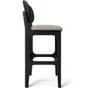 Ver imagem 7 de Kit 6 Banquetas Alta Bar Cozinha Sala Jantar Betta L02 Preto Facto Verde Linho Bege - Lyam Decor