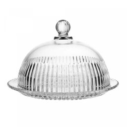 Queijeira Cristal Tampa Imperatriz 20x20x13,5cm 20855 Wolff - 1