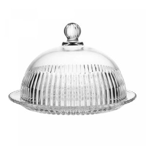 Queijeira Cristal Tampa Imperatriz 20x20x13,5cm 20855 Wolff