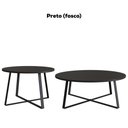 Ver imagem 4 de Conjunto Mesa de Centro Sala de Estar 27960 Preto Artesano