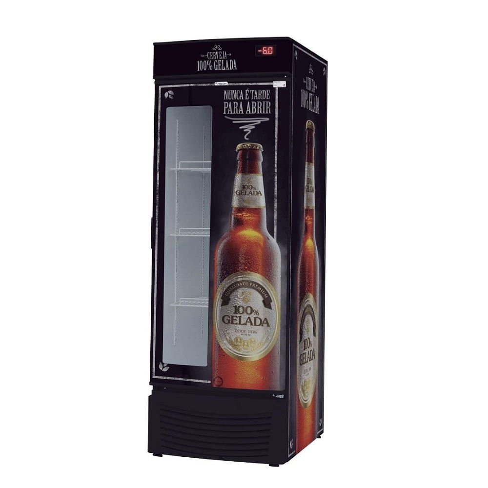 Cervejeira Fricon 565 Litros Porta de Chapa com Visor VCFC 565 D – 220 Volts - 1