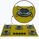 Ver imagem 4 de Cooktop Gás 5 Bocas Ultra Chama 127/220 Amarelo