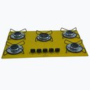 Ver imagem 1 de Cooktop Gás 5 Bocas Ultra Chama 127/220 Amarelo