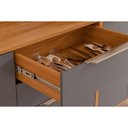 Ver imagem 3 de Cozinha Completa 5 Peças Divina CZ618 Cinamomo/Titanium MGM