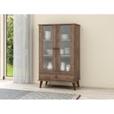 Ver imagem 1 de Cristaleira Baixa 2 Portas 1 Gaveta Retrô RT3107 