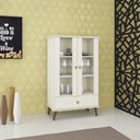 Ver imagem 1 de Cristaleira 2 Portas 70cm Retrô 