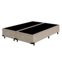Ver imagem 1 de Base Box Casal Blindado Bipartido Extremo Reforçado HomeQueen Suede Bege 40x138x188
