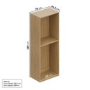 Ver imagem 4 de Módulo 70x180 4 Portas 1 Kit Prateleira Frame CabeCasa MadeiraOriginals