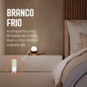 Ver imagem 2 de Abajur Luminária de Mesa Dama Interruptor e Globo e Lâmpada Branco Frio Decoração Casa Sala Quarto