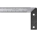 Ver imagem 1 de Esquadro 8" cabo plástico - Nove54