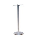 Ver imagem 2 de Mesa Pisa Beta Bistrô Fratini 107,50cm (a) Disco Redondo Inox Tampo Mdp Redondo Grafito 80cm (l)