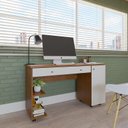 Ver imagem 1 de Escrivaninha Mesa Escritório 1 Gaveta Ariel Móveis Primus