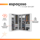 Ver imagem 6 de Quarto Modulado de Canto Madrid com 9 Portas Maxel