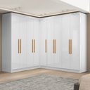 Ver imagem 2 de Quarto Modulado de Canto Madrid com 9 Portas Maxel